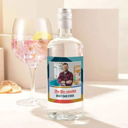 Photo Upload Personalised Gin - The Gin-vinsible
