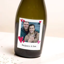 Photo Upload Prosecco - Hearts
