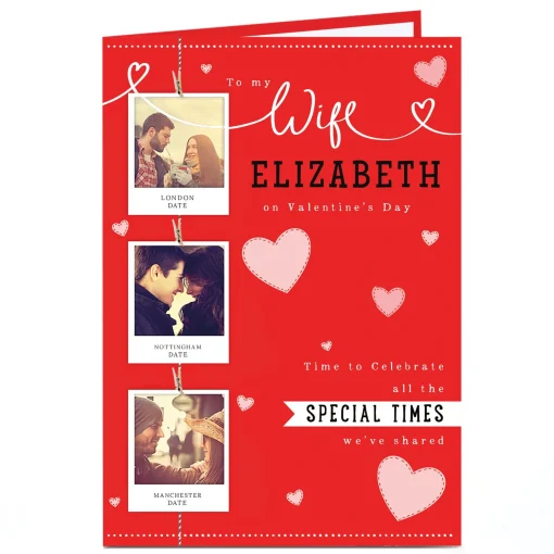 Photo Valentine's Card - Wife Polaroid