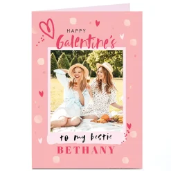 Photo Valentine's Day Card - Happy Galentine's To My Bestie