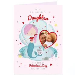Photo Valentine's Day Card - Mer-Mazing Daughter