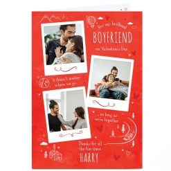 Photo Valentine's Day Card - Brilliant Polaroids