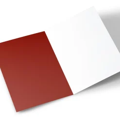 Photot Christmas Card - For a Special Couple, Classic Red
