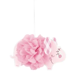 Pink Elephant Baby Shower Accessories Kit