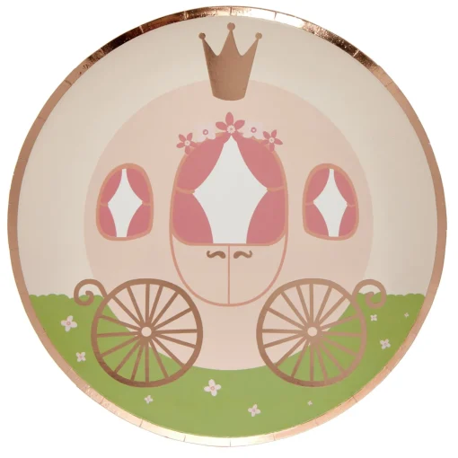 Pink Princess Party Tableware & decorations Bundle - 8 Guests