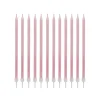 Pink Tall Skinny Cake Candles - Pack of 12