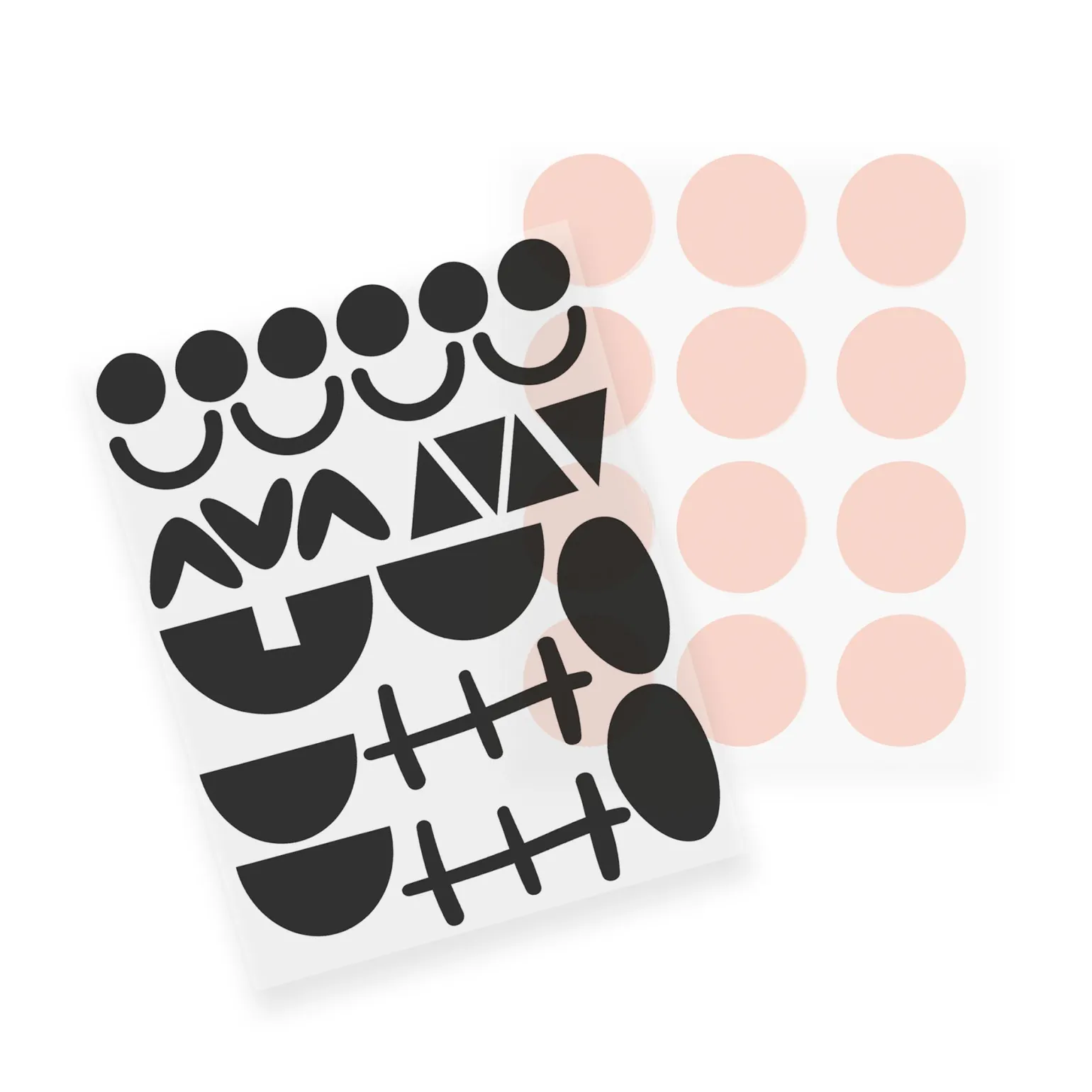 Pumpkin Face Stickers - 2 Sheets