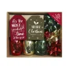 Red, Gold & green Christmas Accessories Pack - 15 Pieces