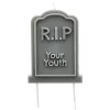 R.I.P Your Youth Gravestone Cake Candle