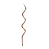 Rose Gold Curly Cake Candles - Pack of 12