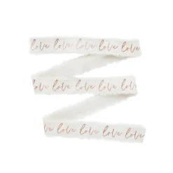 Rose Gold Love Ribbon 5m