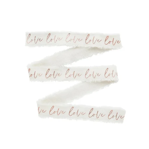 Rose Gold Love Ribbon 5m