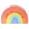 Saving For A Rainy Day Rainbow Money Box