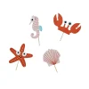 Sea Friends Food Picks - Pack of 12