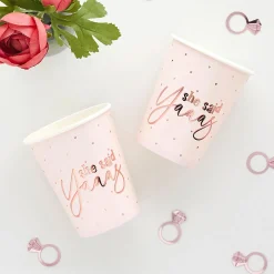 She Said Yaaas Paper Cups - Pack of 10