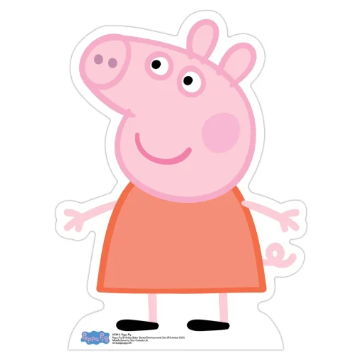 Small Peppa Pig Cardboard Cutout