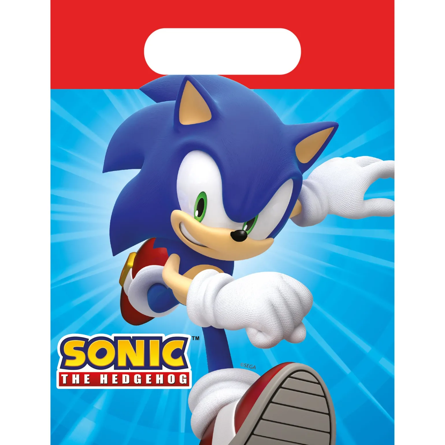 Sonic The Hedgehog Party Tableware & Decorations Bundle - 16 Guests