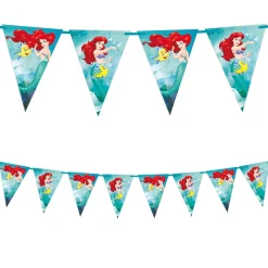 The Little Mermaid Party Tableware & Decorations Bundle - 16 Guests