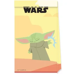 The Mandalorian Birthday Party Tableware & Decorations Bundle - 16 Guests