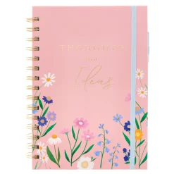 Thoughts & Ideas Floral A5 Organiser & Pen