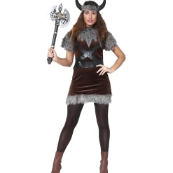 Viking Woman Adult Fancy Dress Costume