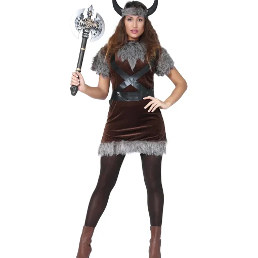 Viking Woman Adult Fancy Dress Costume