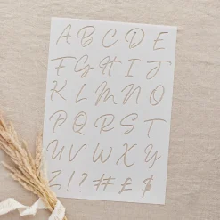 Wedding Letter Stencils - Pack of 4