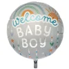 Welcome Baby Boy 31-Inch Foil Helium Balloon