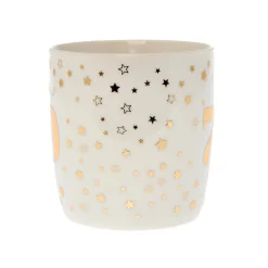 White & Gold 70th Birthday Mug