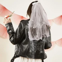 White Bow & Veil