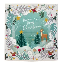 Woodland Scene Luxury Charity Christmas Cards - Pack of 6